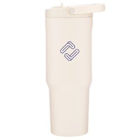 HYDROJUG TRAVELER SPORT TUMBLER 32 OZ - CREAM